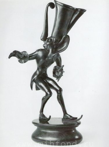 Бронзовая скульптура 'Карнавал Санкт-петербурга 06' Автор М.Шемякин